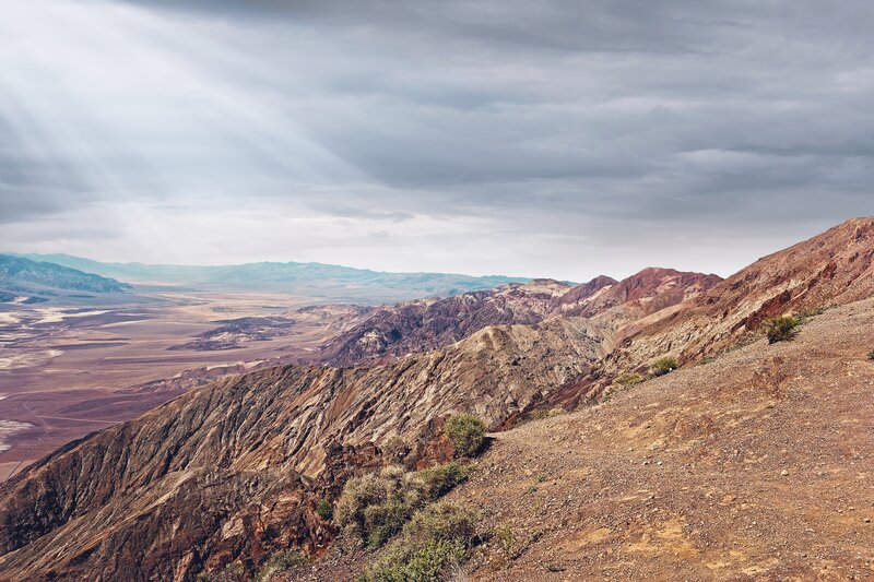 Colorful Desert Canyon — Brown