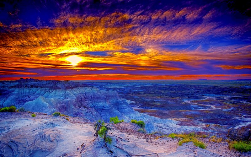 Colorful Desert Canyon
