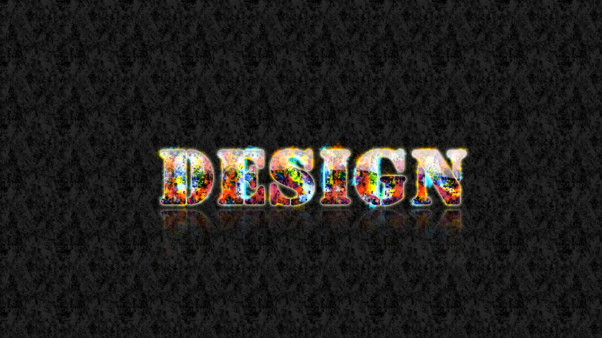 colorful design text