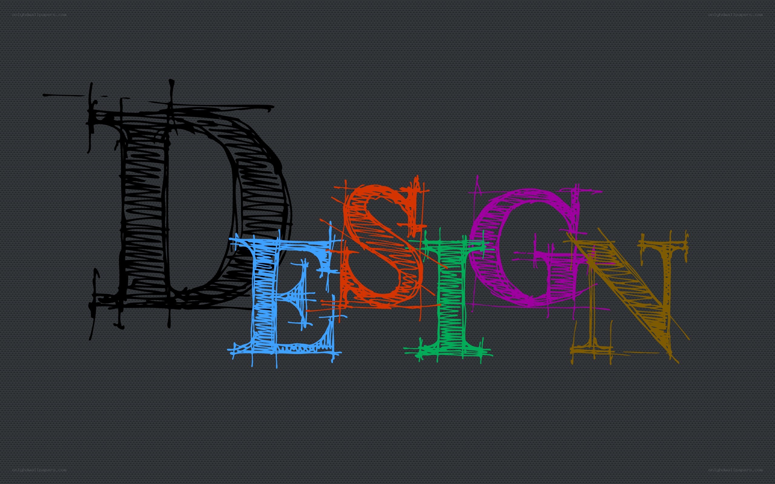 Colorful design text art