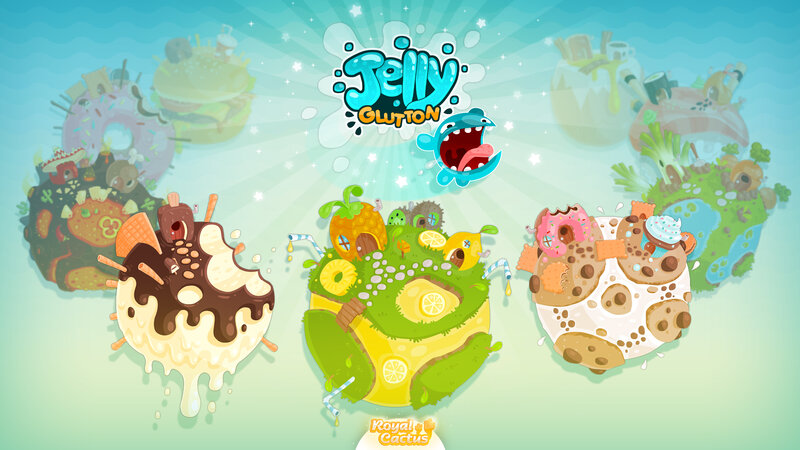 Colorful Dessert Islands