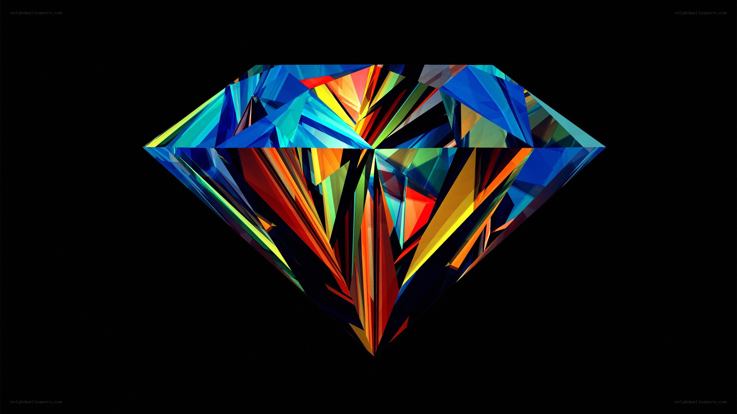 Colorful diamond art