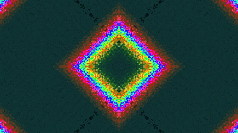 Colorful Diamond Pattern — Green
