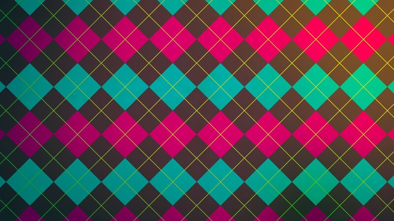 Colorful Diamond Pattern — Pink, Vibrant