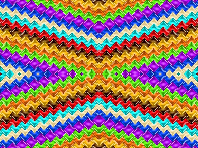 Colorful Diamond Pattern — Purple, Vibrant