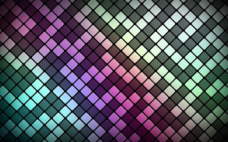 colorful diamond pattern