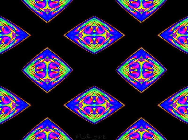 Colorful Diamond Patterns