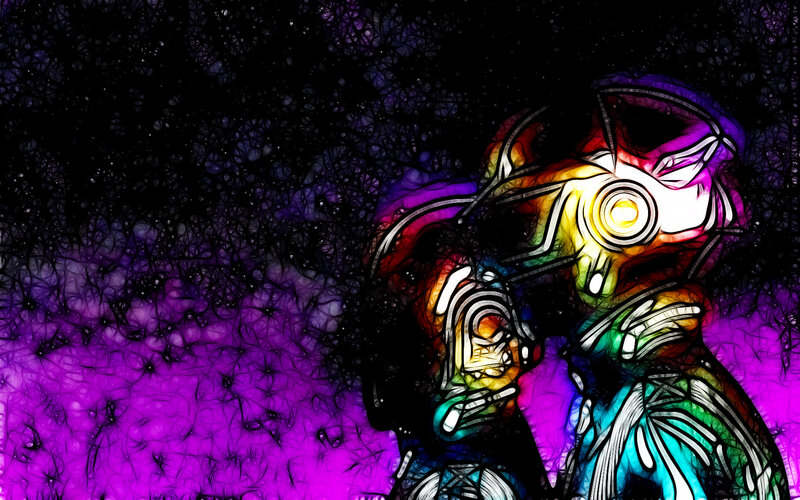 colorful digital art of a character