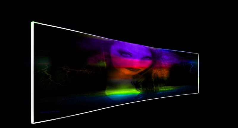 colorful digital art portrait