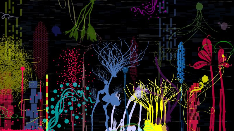 Colorful Digital Plants