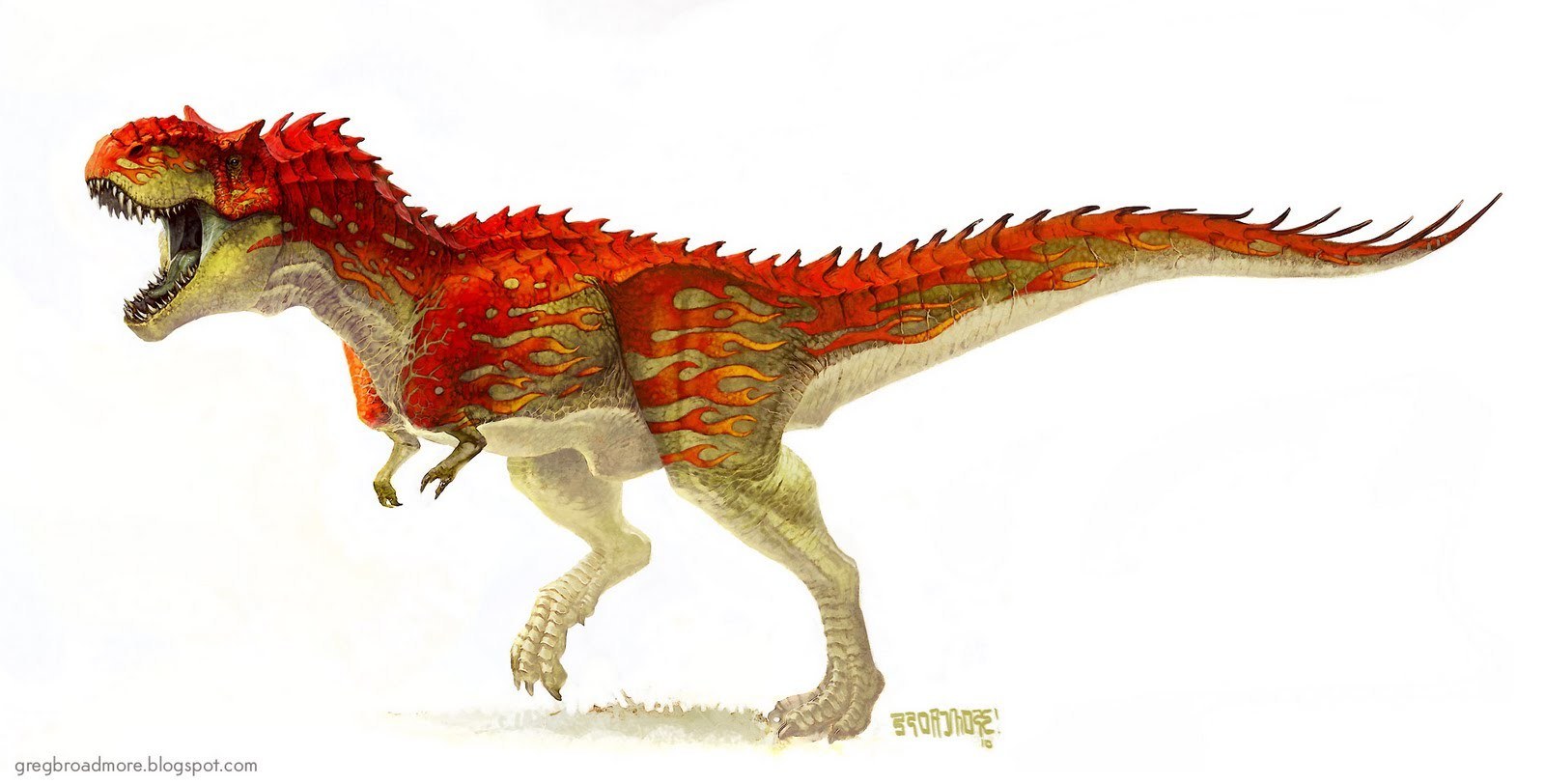 Colorful dinosaur illustration
