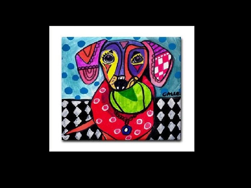 Colorful Dog Illustration
