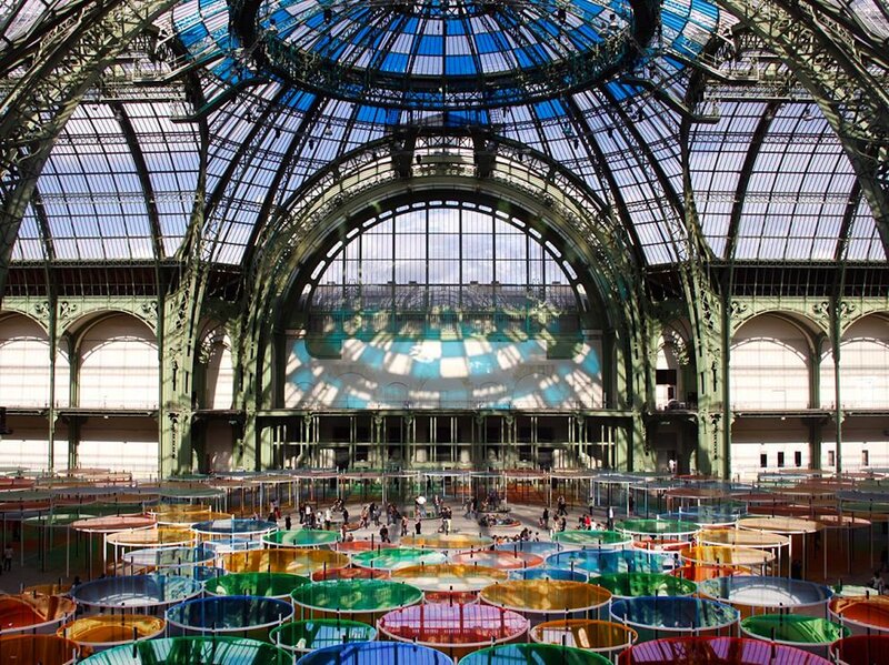 Colorful Domes in Hall