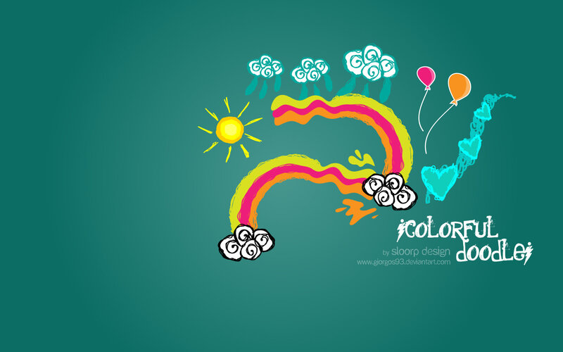 colorful doodle art