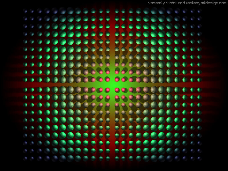 colorful dot grid pattern