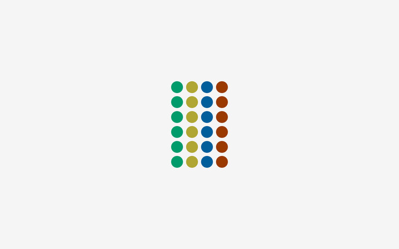 colorful dot grid pattern