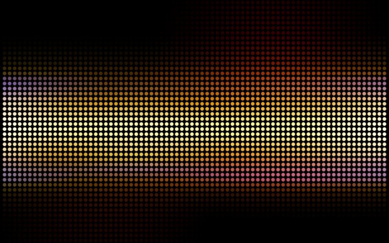 Colorful Dot Pattern — Black, Calm