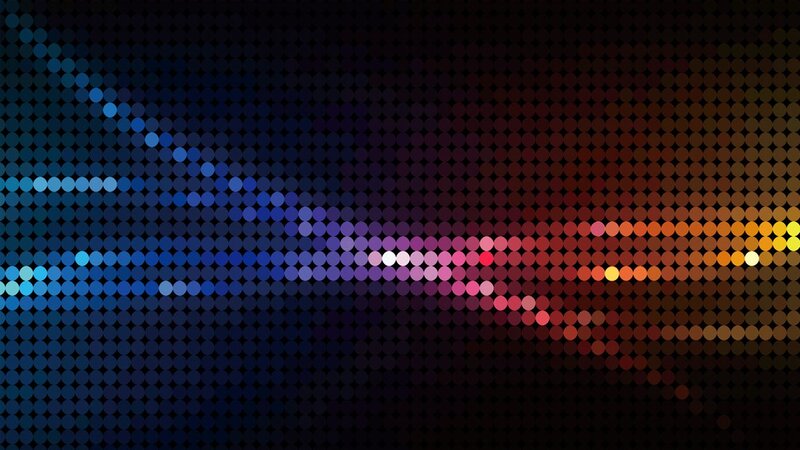 Colorful Dot Pattern — Blue, Dynamic