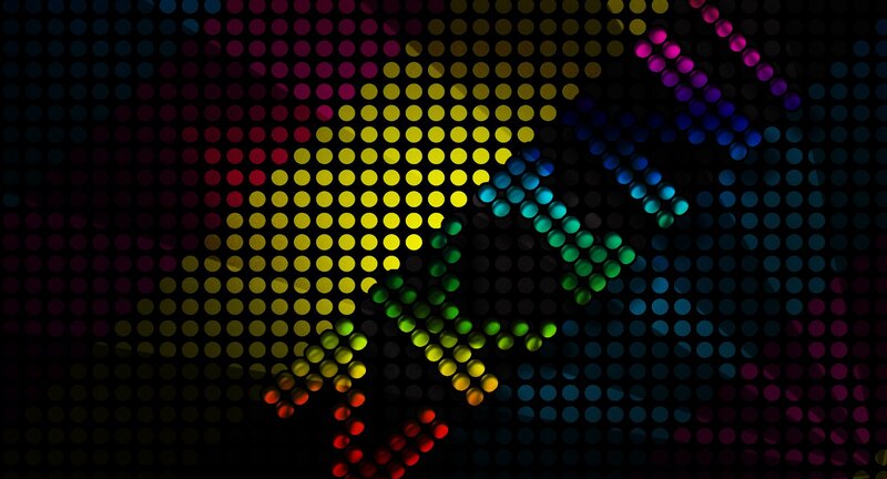 colorful dot pattern design