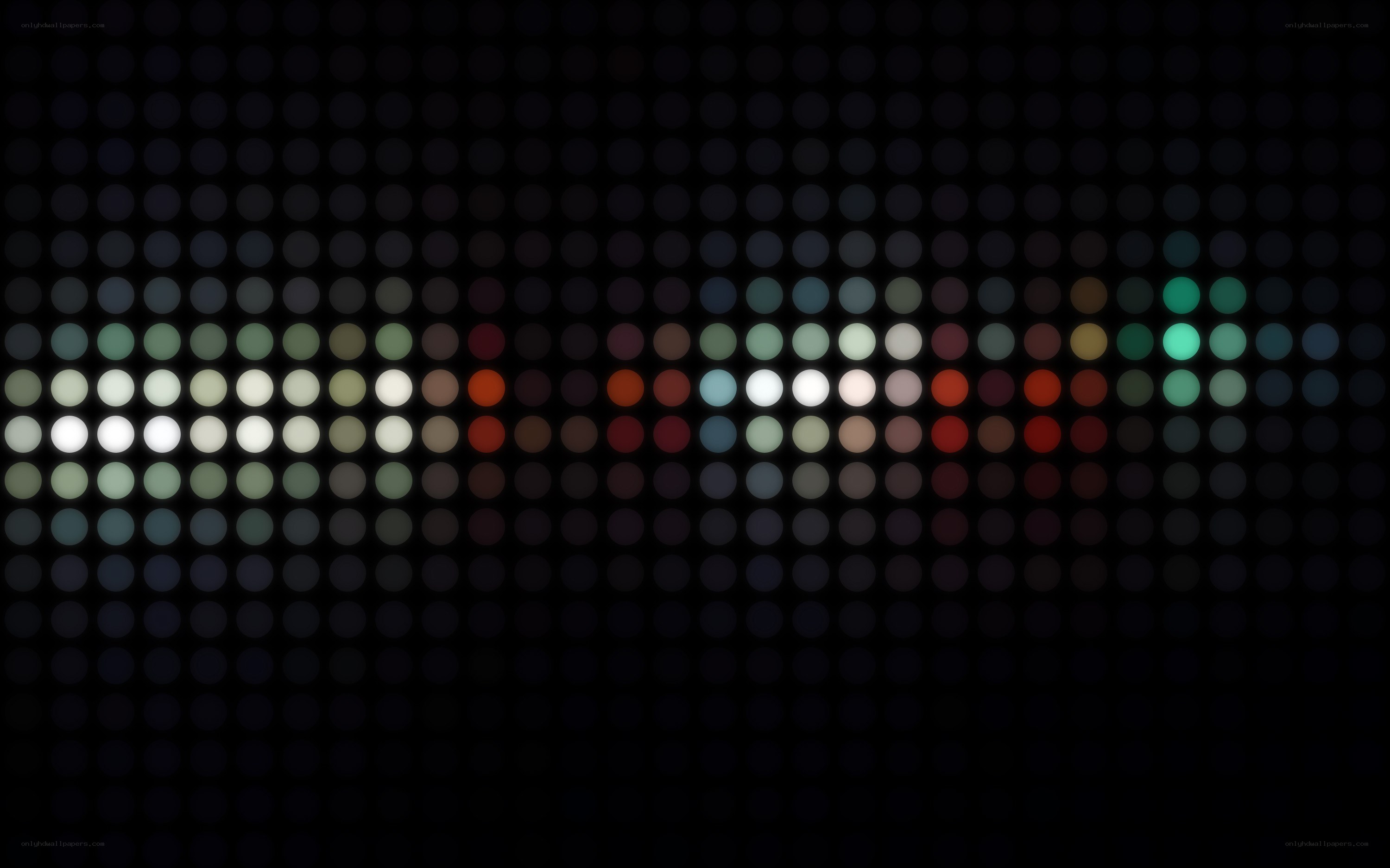 colorful dot pattern display