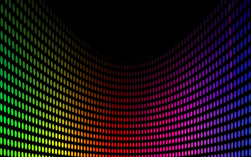 Colorful Dot Pattern — Green, Dynamic, Abstract