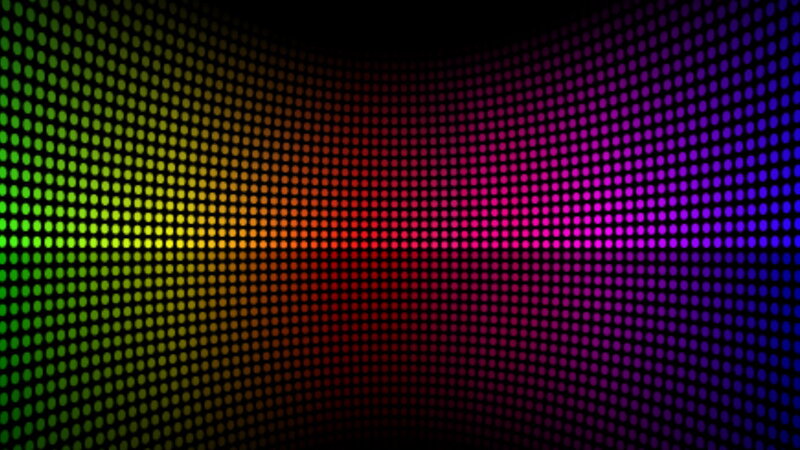 Colorful Dot Pattern — Green, Dynamic