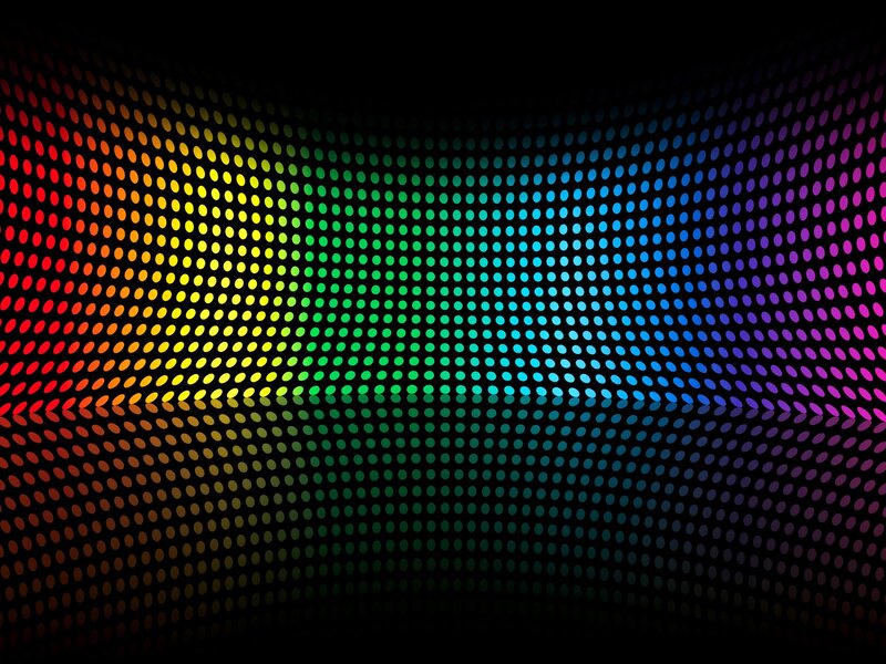 Colorful Dot Pattern — Red, Vibrant
