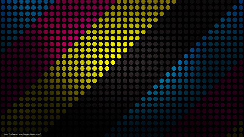 Colorful Dot Pattern — Yellow, Vibrant, Abstract, Dots, Gradient