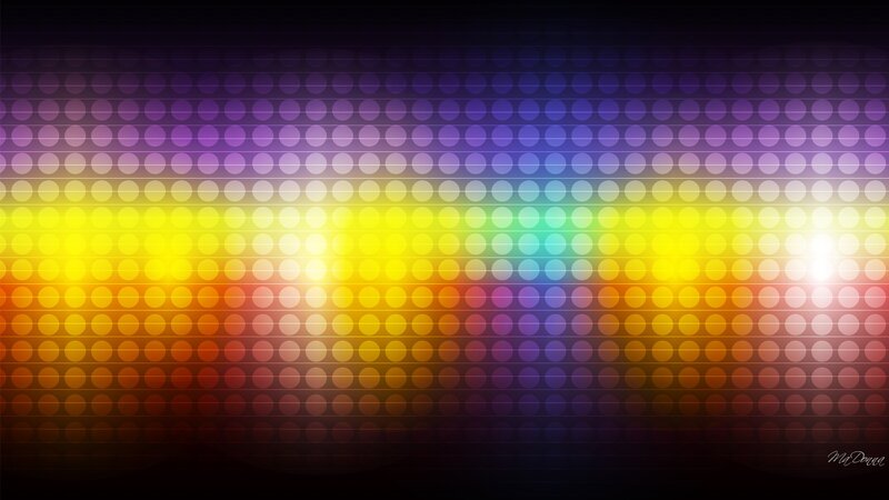 Colorful Dot Pattern — Yellow, Vibrant