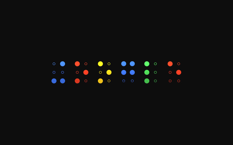 colorful dot patterns