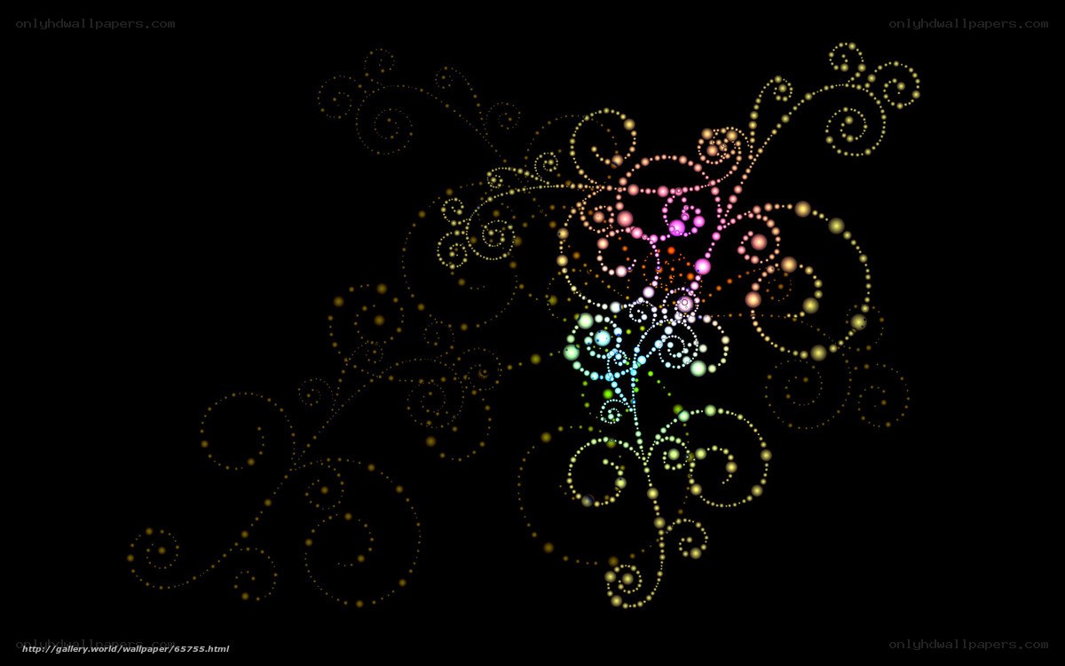 colorful dot swirl pattern