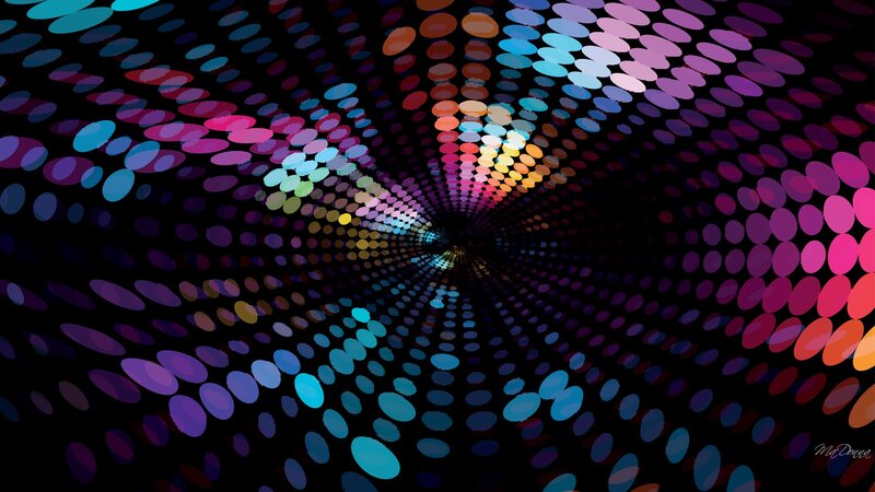 Colorful Dot Tunnel
