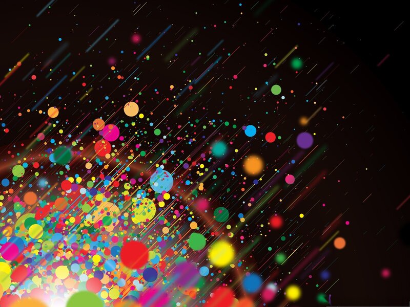 Colorful Dots and Lines