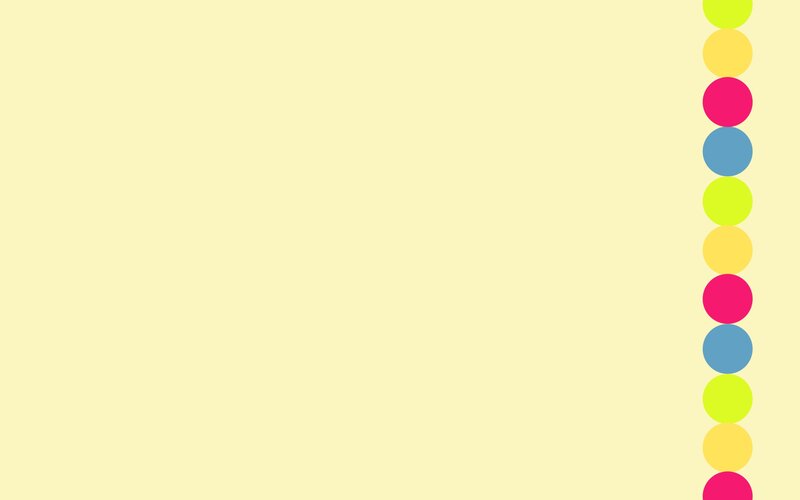 colorful dots border