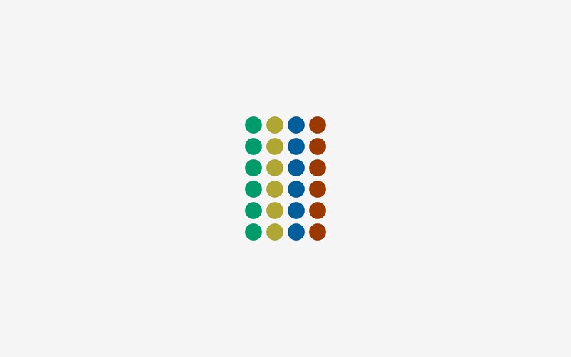 Colorful Dots Grid