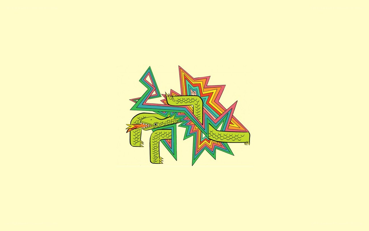 colorful dragon illustration