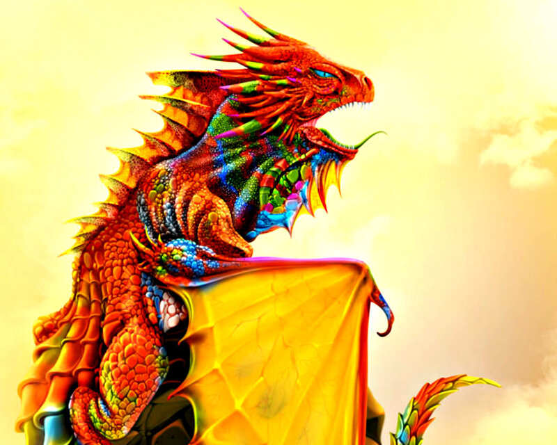 Colorful Dragon — Yellow