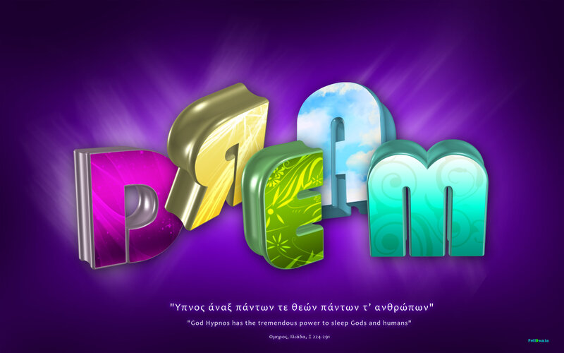 Colorful Dream Text