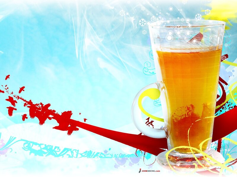 Colorful drink background
