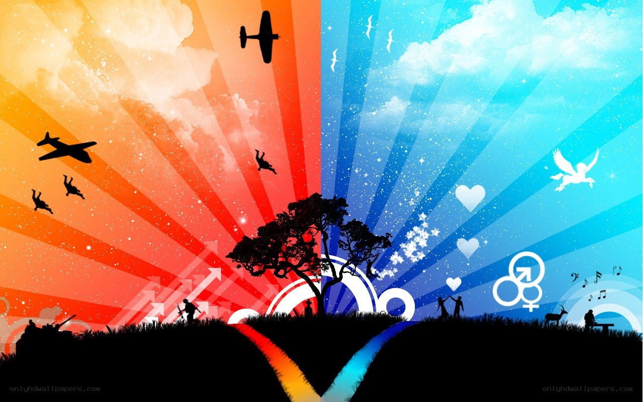 Colorful duality landscape