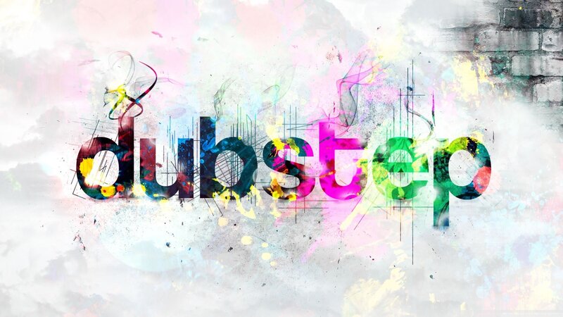 colorful dubstep text art