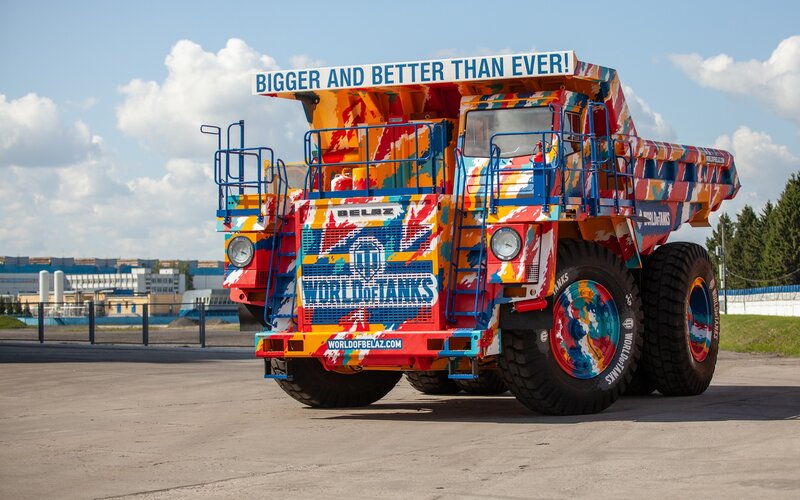 Colorful Dump Truck