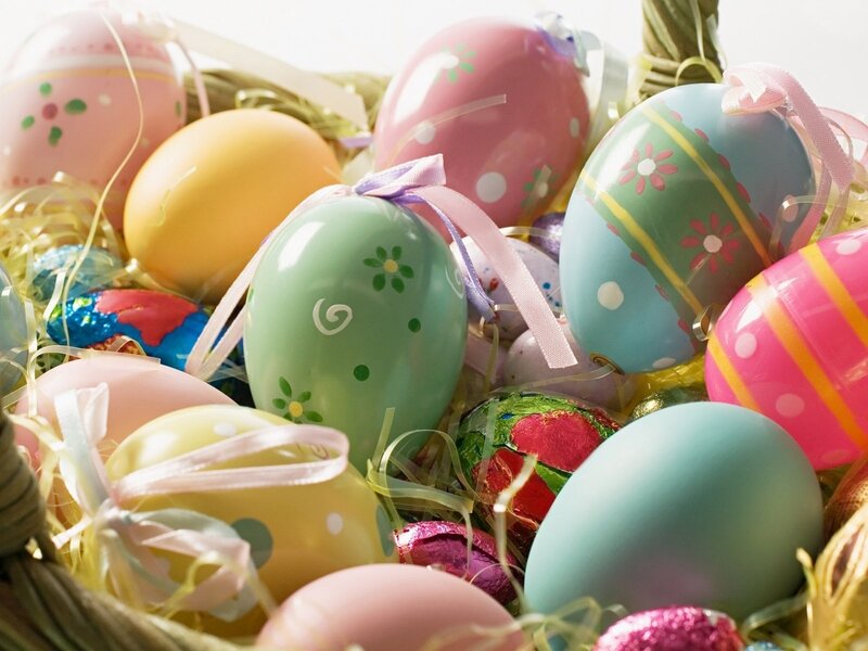 Colorful Easter Eggs — Pastel, Festive, Spring