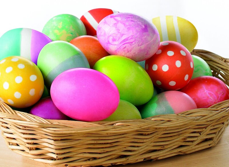 Colorful Easter Eggs — Pink, Festive, Photograph