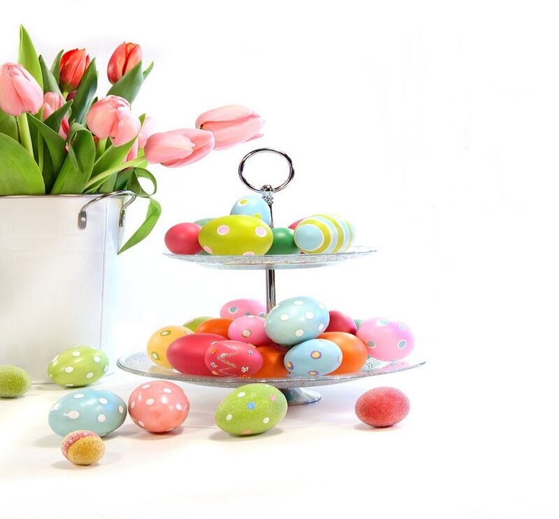 Colorful Easter Eggs — Pink