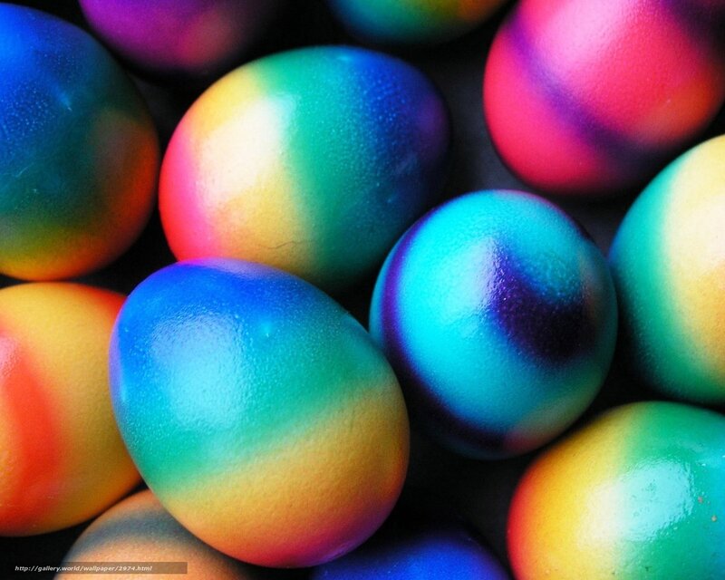 Colorful Easter eggs