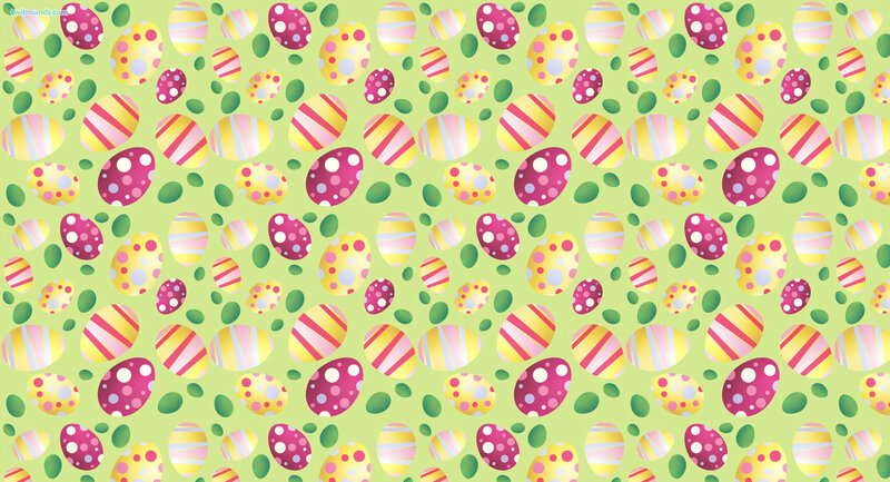 Colorful Easter Eggs — Yellow