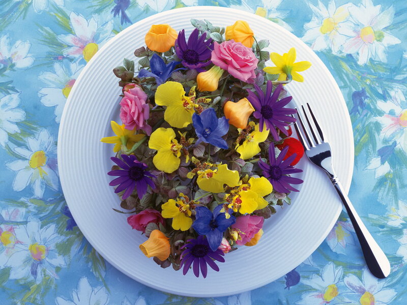 Colorful Edible Flowers