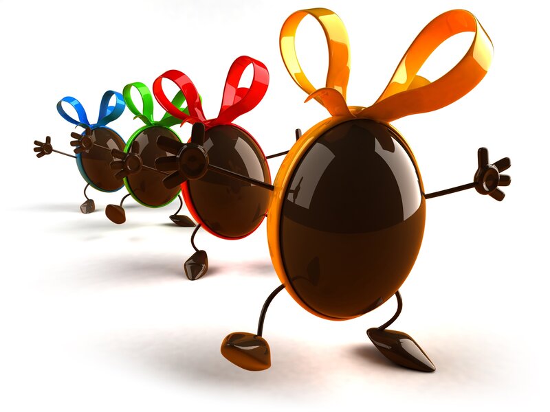 Colorful Egg Characters