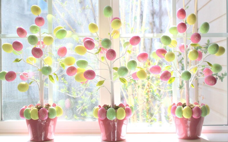 Colorful Egg Trees